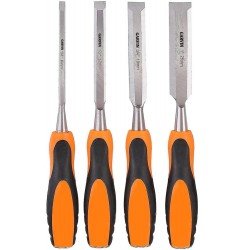 Wood Working Chisel Fiber Handle  4 Pc Set- 6, 13, 19, 25mm Wood Working Chisel Fiber Handle  4 Pc Set- 6, 13, 19, 25mm